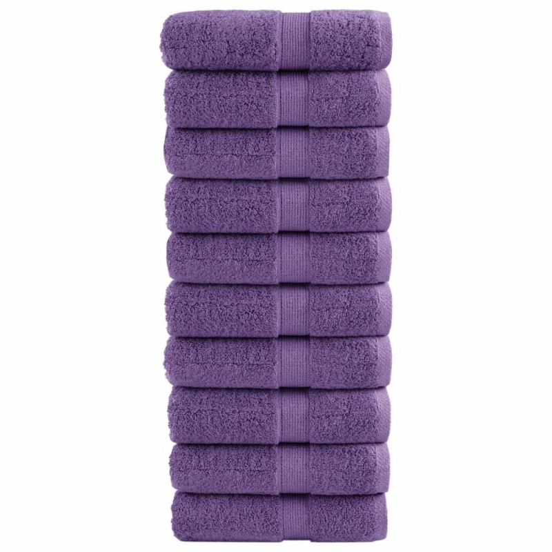 Serviettes d'invité de qualité supérieure SOLUND 10 pcs violet 