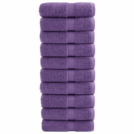 Serviettes d'invité de qualité supérieure SOLUND 10 pcs violet 