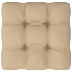 Pouf palette de jardin noir bois de pin imprégné 