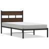 Cadre de lit sans matelas avec tête de lit 100x190 cm 