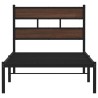 Cadre de lit sans matelas avec tête de lit 100x190 cm 