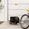 Remorque de vélo pour animaux de compagnie noir 