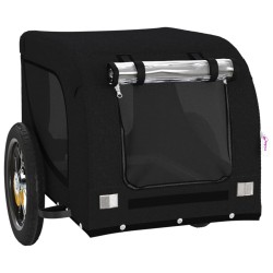 Remorque de vélo pour animaux de compagnie noir 