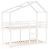 Toit de lit pour enfants 203x80,5x142 cm bois de pin massif 