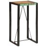 Table de bar 60x55x110 cm bois massif de récupération 