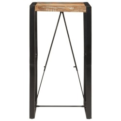 Table de bar 60x55x110 cm bois massif de récupération 