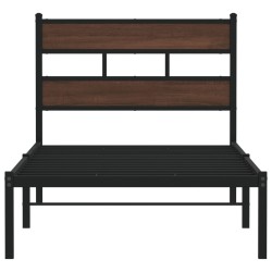 Cadre de lit sans matelas avec tête de lit 107x203 cm 