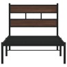 Cadre de lit sans matelas avec tête de lit 107x203 cm 