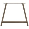 Pieds de table à manger en forme de A, 2 pièces, 100 x (72-73) cm, acier 