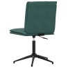 Chaises à manger lot de 6 vert foncé velours 