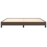Cadre de lit sans matelas marron 200x200 cm similicuir 