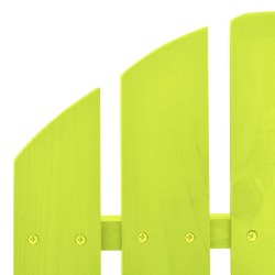 Chaise à bascule de jardin Adirondack bois de sapin massif vert 