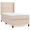 Sommier à lattes de lit avec matelas Cappuccino 80x200 cm 