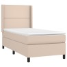 Sommier à lattes de lit avec matelas Cappuccino 80x200 cm 