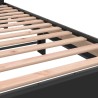 Cadre de lit sans matelas noir 90x190 cm 