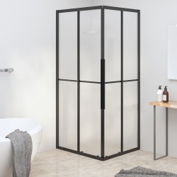 Cabine de douche ESG dépoli 90x70x180 cm Noir 
