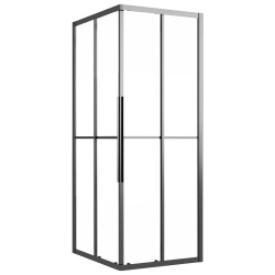 Cabine de douche ESG dépoli 90x70x180 cm Noir 