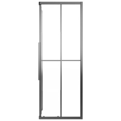 Cabine de douche ESG dépoli 90x70x180 cm Noir 