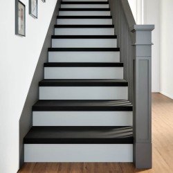 Marches d'escalier 8 pcs marron foncé 80x25x2 cm chêne massif 