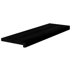 Marches d'escalier 8 pcs marron foncé 80x25x2 cm chêne massif 