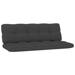 Banc de jardin avec coussins anthracite 179 cm Pin imprégné 