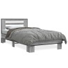 Cadre de lit sans matelas sonoma gris 90x200 cm 