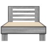 Cadre de lit sans matelas sonoma gris 90x200 cm 