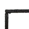 Ensemble de bar de jardin 5 pcs avec coussins noir poly rotin 