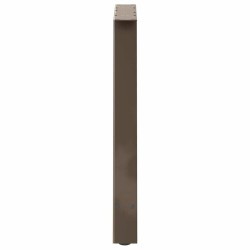 Pieds de table à manger en forme de A, 2 pièces, 80 x (72-73) cm, acier 