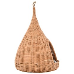 Panier pour chats avec coussin 40x60 cm Saule naturel 