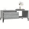Table basse Sonoma gris 90x50x36,5 cm Bois d'ingénierie 