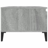 Table basse Sonoma gris 90x50x36,5 cm Bois d'ingénierie 
