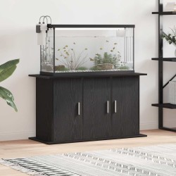 Support d'aquarium chêne noir 101x41x58 cm bois d'ingénierie 