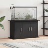 Support d'aquarium chêne noir 101x41x58 cm bois d'ingénierie 