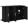 Support d'aquarium chêne noir 101x41x58 cm bois d'ingénierie 