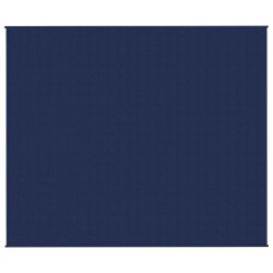 Couverture lestée Bleu 220x260 cm 15 kg Tissu 