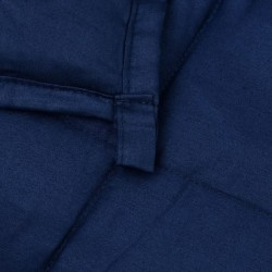 Couverture lestée Bleu 220x260 cm 15 kg Tissu 