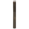 Pieds de table à manger 2 pièces Acier naturel 50 x (72-73,3) cm Acier 