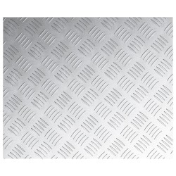 Plaques en Aluminium à Motif - Pack de 4 - Antidérapantes - 60x50 cm 