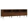 Meuble TV chêne marron 150x30x44,5 cm bois d'ingénierie 