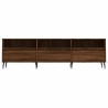 Meuble TV chêne marron 150x30x44,5 cm bois d'ingénierie 
