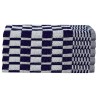 Ensemble de serviettes 50 pcs bleu et blanc coton 