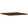 Étagères murales 4 pcs chêne marron 40x40x1,5cm bois ingénierie 