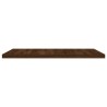 Étagères murales 4 pcs chêne marron 40x40x1,5cm bois ingénierie 
