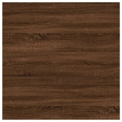 Étagères murales 4 pcs chêne marron 40x40x1,5cm bois ingénierie 