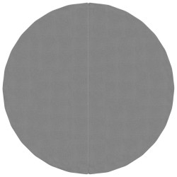 Bâche de piscine gris clair Ø244 cm géotextile polyester 