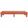 Cadre de lit sans matelas cire marron 90x200 cm bois pin massif 
