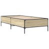 Cadre de lit sans matelas chêne sonoma 100x200 cm 