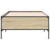 Cadre de lit sans matelas chêne sonoma 100x200 cm 