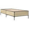 Cadre de lit sans matelas chêne sonoma 100x200 cm 